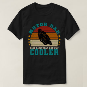 T-shirt Papa de la moto comme un papa ordinaire mais un Gl