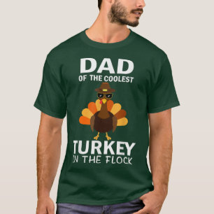 T-shirt Papa De La Turquie La Plus Coolle Dans L'Horloge T