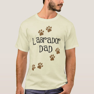 T-shirt Papa de Labrador