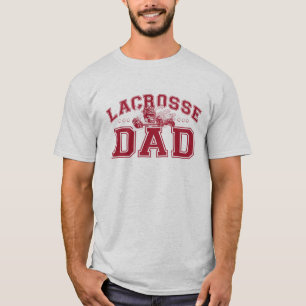 T-shirt Papa de lacrosse