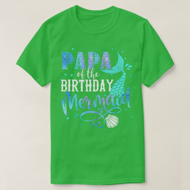 T-shirt Papa De L'Anniversaire Fête De Correspondance Fami (Design devant)