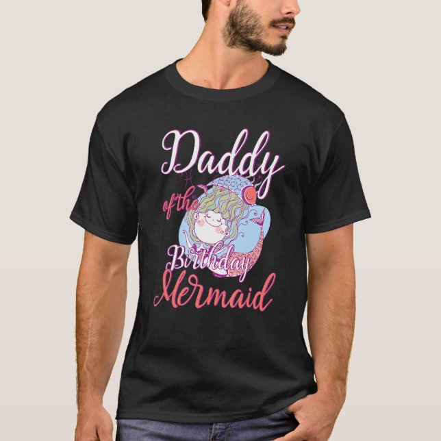 T-shirt Papa de l'anniversaire Fille de femme de ménage Fi (Devant)