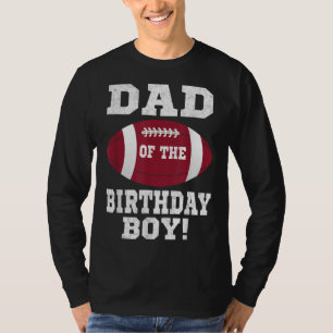 T-shirt Papa de l'Anniversaire Garçon Football Lover Vinta