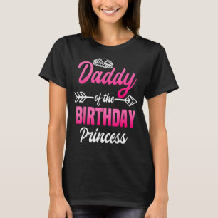 T-shirt Papa de l'anniversaire Princess Party Anniversaire