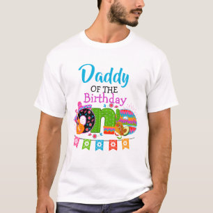 T-shirt Papa de l'anniversaire Une fête   Mexique