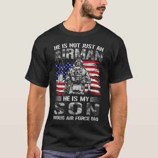 T-shirt Papa de l'armée de l'air fière Il n'est pas seulem