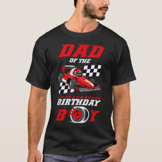 T-shirt Papa de l'équipage de pit du garçon d'anniversaire