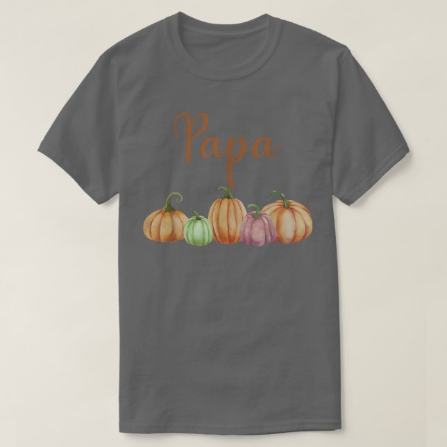 T-shirt Papa de Little Pumpkin Premier Anniversaire Automn (Design devant)
