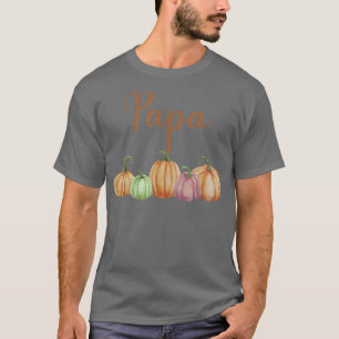 T-shirt Papa de Little Pumpkin Premier Anniversaire Automn