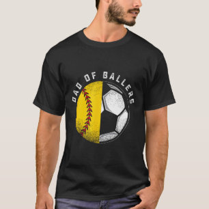 T-shirt Papa de Llers père fils joueur de football en sall