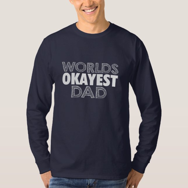 T-shirt papa de l'okeyest (Devant)