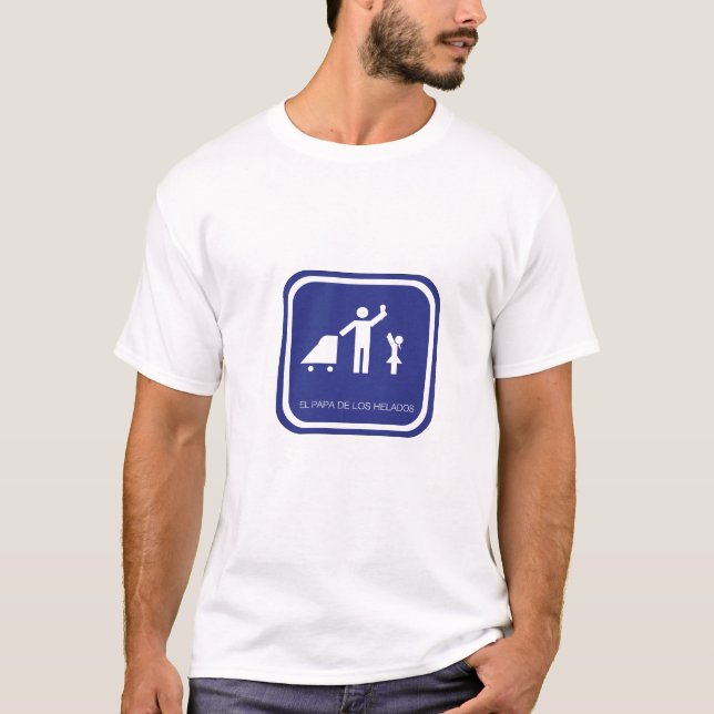 T-shirt papa de los helados (Devant)