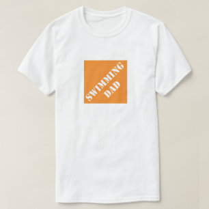 T-shirt Papa de natation Papa drôle Cadeau humoristique po