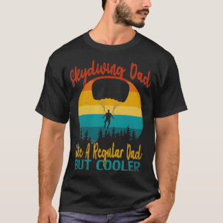 T-shirt papa de parachutisme comme un père ordinaire mais 