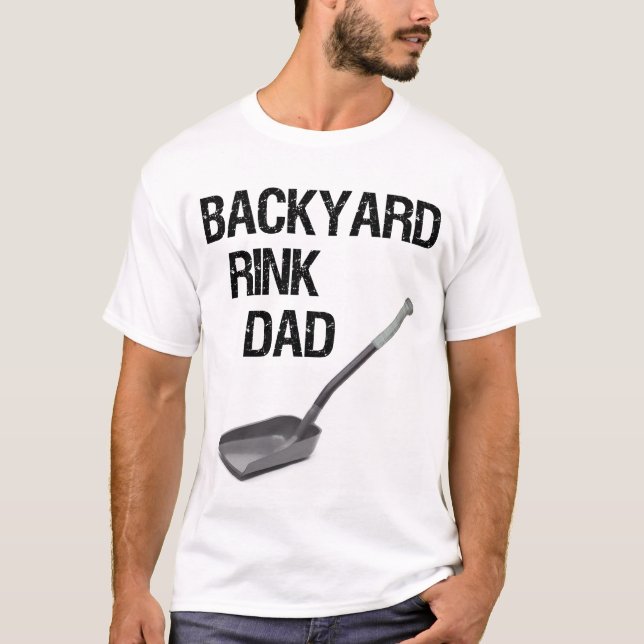 T-shirt Papa de piste de jardin (Devant)