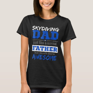 T-shirt Papa de plongée en parachute drôle Fête des Pères