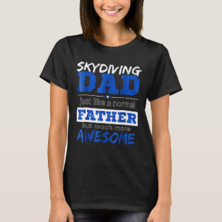 T-shirt Papa de plongée en parachute drôle Fête des Pères