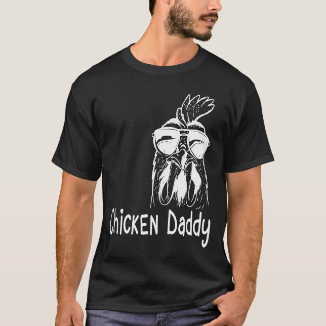 T-shirt Papa de poulet (Devant)