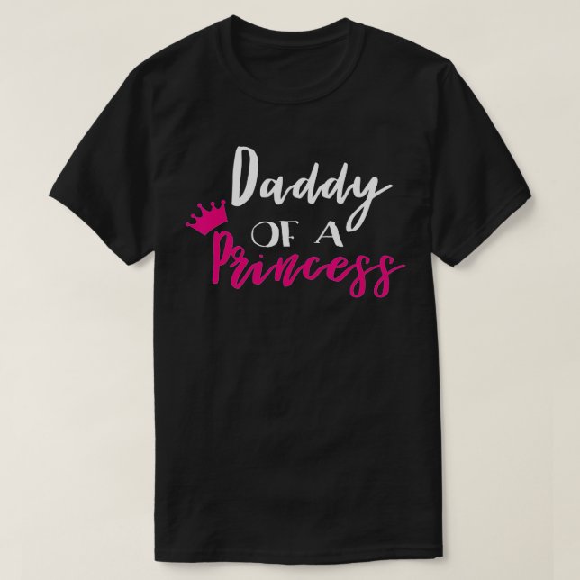T-shirt Papa de Princesse Funny Fathers (Design devant)