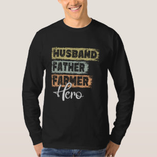 T-shirt Papa de profession héros père Agriculteur 1