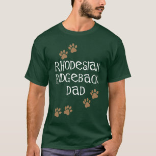 T-shirt Papa de Rhodesian Ridgeback