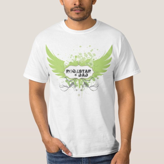 T-shirt Papa de Rockstar (Devant)