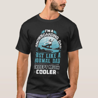 T-SHIRT PAPA DE SNOWBOARDING