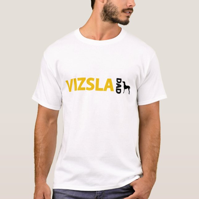 T-shirt Papa de Vizsla (Devant)
