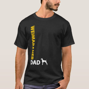 T-shirt Papa de Weimaraner