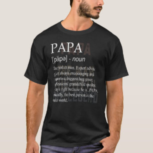 T-shirt Papa Définition Like A Regular Grandpa Only Cooler
