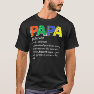 T-shirt Papa Définition Professional Grandchild Spoiler Fa