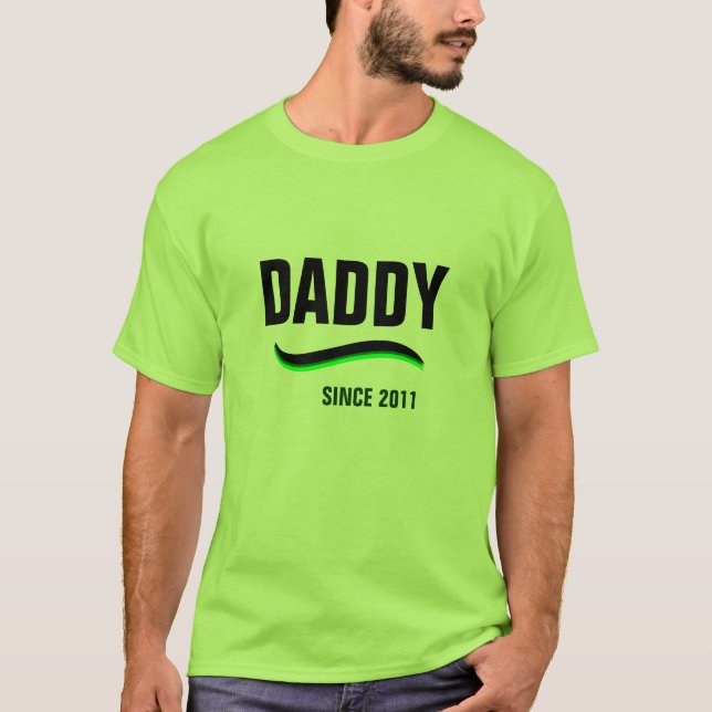 T-shirt Papa depuis 2011 (Devant)