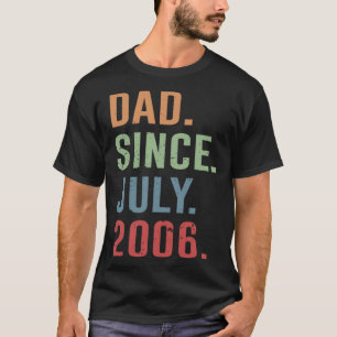 T-shirt Papa depuis juillet 2006