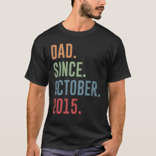 T-shirt Papa depuis octobre 2015