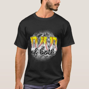 T-shirt Papa Des Deux Vend Softll Fête des pères Vendre Jo