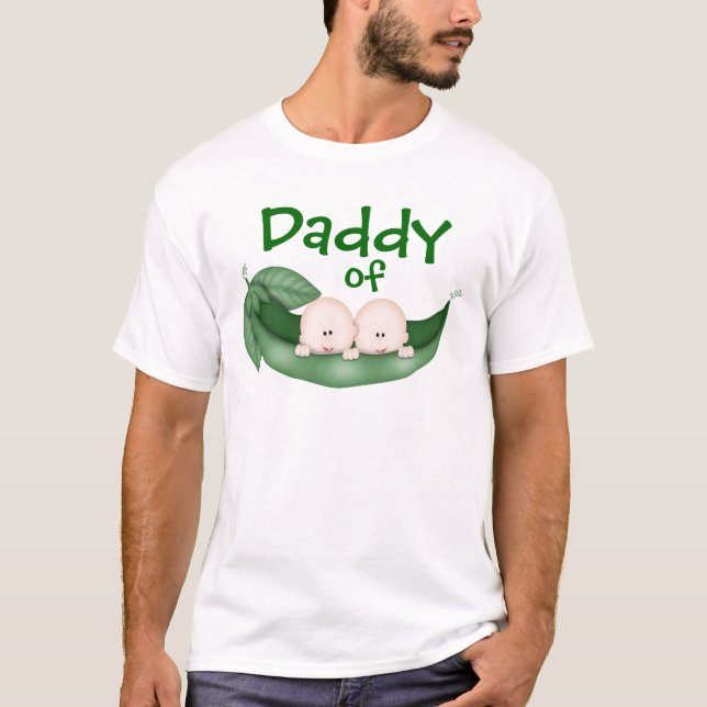 T-shirt Papa des jumeaux (Devant)