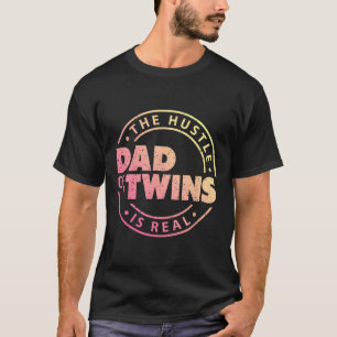 T-shirt Papa Des Jumeaux Drôle Nouveau Papa À Être Fatigué