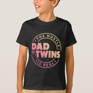 T-shirt Papa Des Jumeaux Drôle Nouveau Papa À Être Fatigué