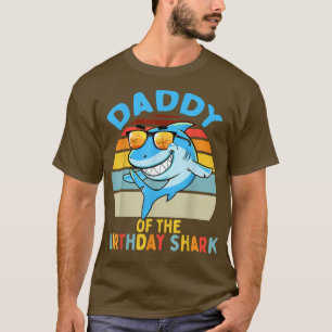 T-shirt Papa des Mens du requin Anniversaire papa qui corr