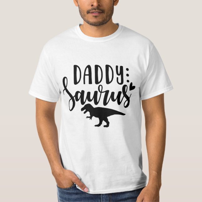 T-shirt Papa Dinosaur (Devant)