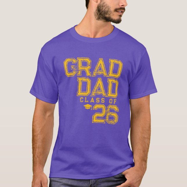 T-shirt Papa diplômé | Promotion 2026 (Devant)