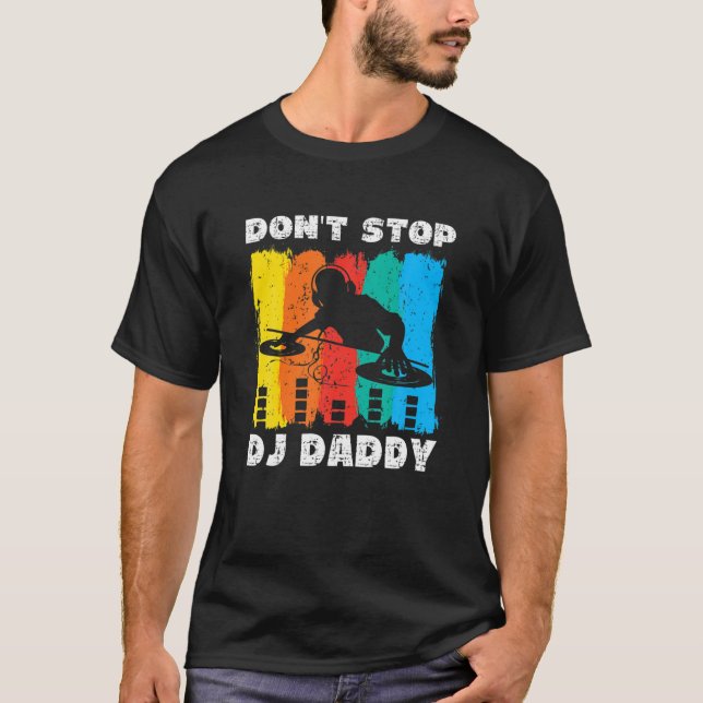 T-shirt Papa Dj Fête des pères (Devant)