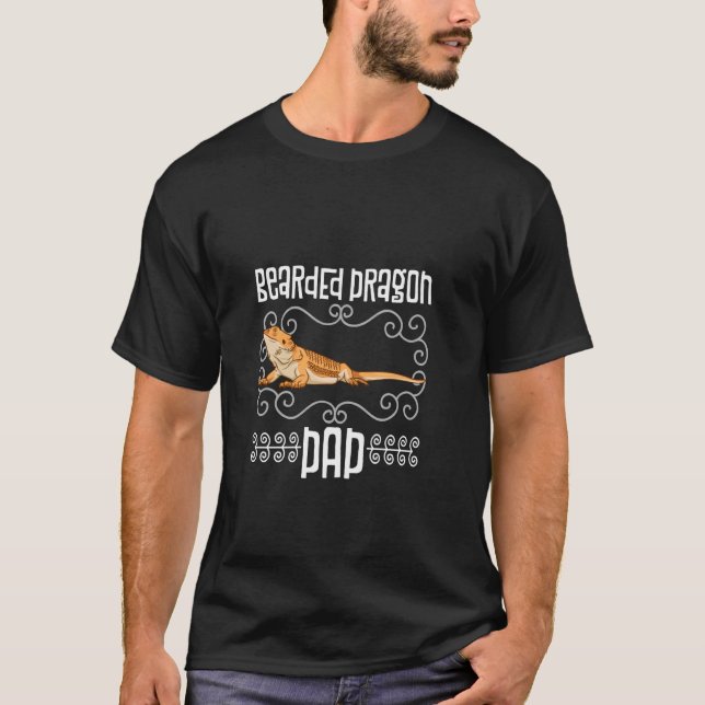 T-shirt Papa Dragon Barbu (Devant)