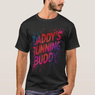 T-shirt Papa drôle compagnon de course papa semi-marathon
