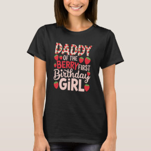 T-shirt Papa du Berry Premier anniversaire fille paille do