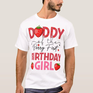 T-shirt Papa Du Berry Sweet Un Anniversaire Fraise G