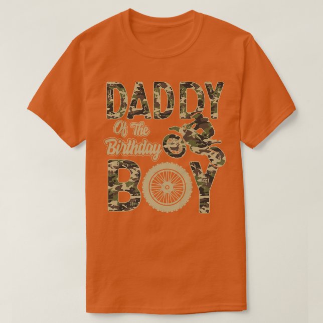 T-shirt Papa du Birthday Boy (Design devant)