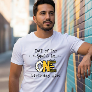 T-shirt Papa du doux à être un anniversaire floral 