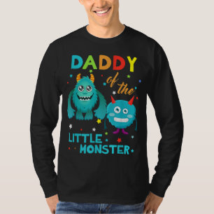 T-shirt Papa Du Petit Monstre Anniversaire Famille Monste