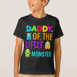 T-shirt Papa Du Petit Monstre Anniversaire Famille Monste